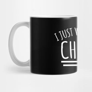 I Just Want To Eat Cheese Mug